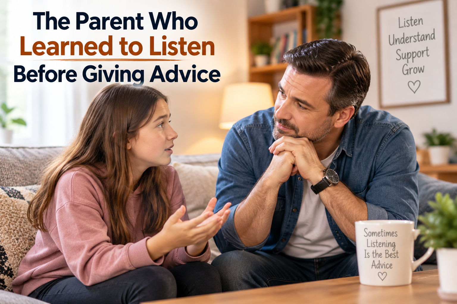 The Parent Who Learned to Listen Before Giving Advice